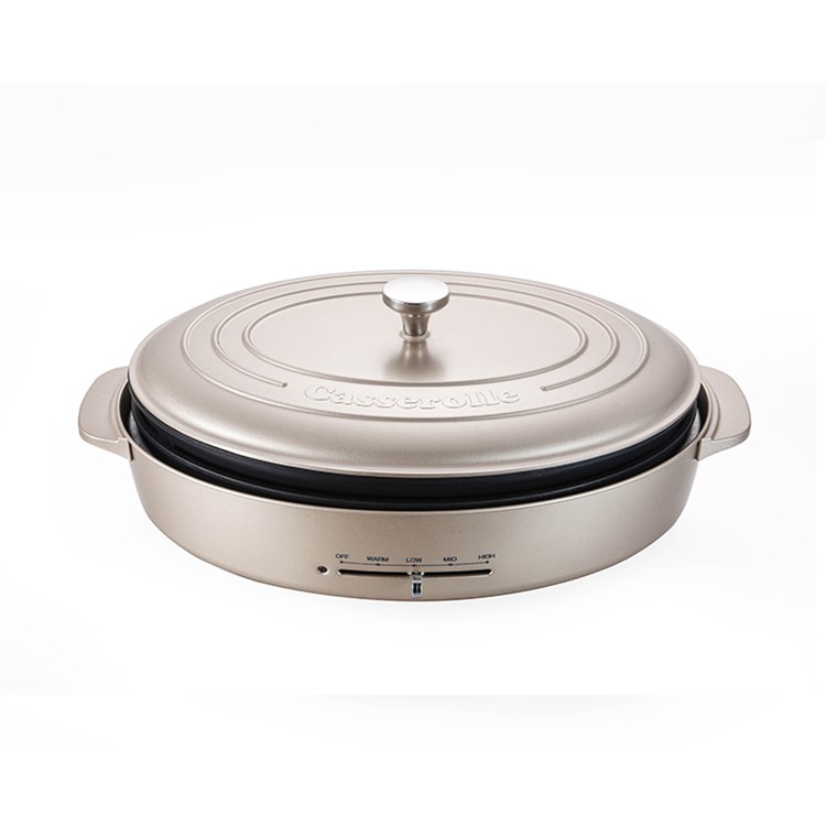 The household Detachable Electric Skillet With Lid supplier china