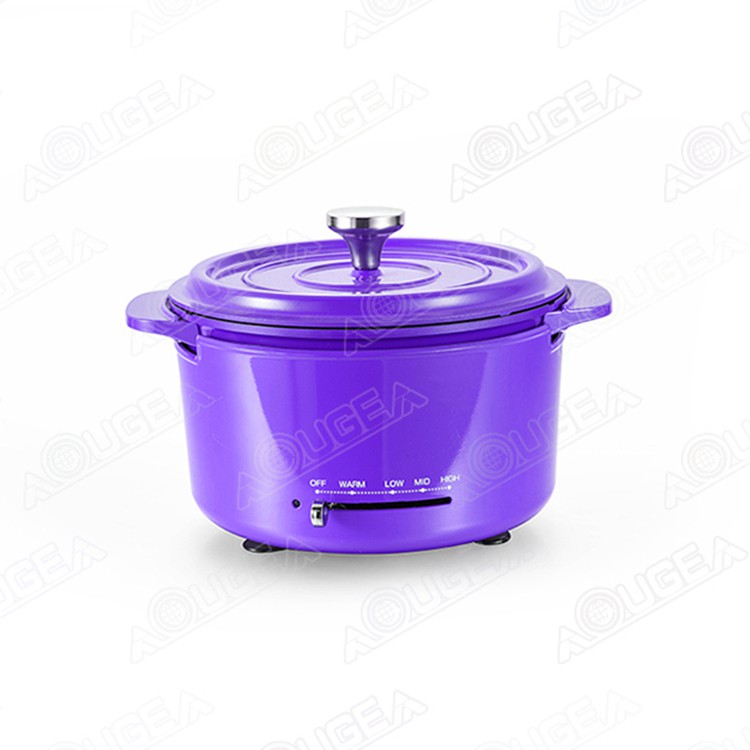 Red Non Stick Electric Skillet With Lid supplier china