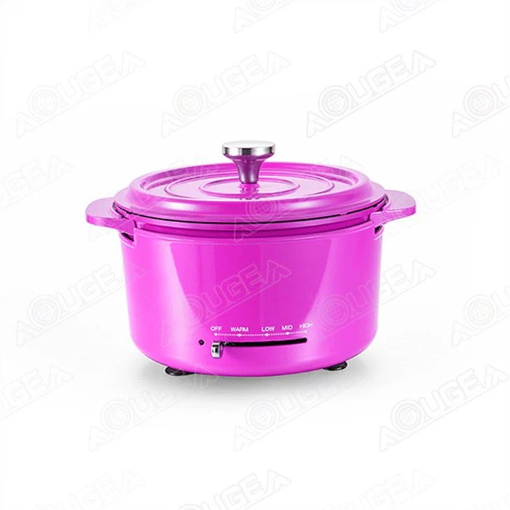 The popular Red Non Stick Electric Skillet With Lid manufacturer china